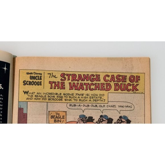 Walt Disney Whitman Uncle $crooge Comic Book "The Strange Case Of The Watched Du - Picture 7 of 13